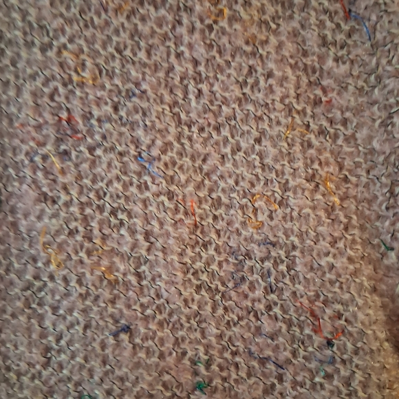 Vintage Evian Ltd Pink Speckled Knit Sweater Vest Button Front - Picture 7 of 8